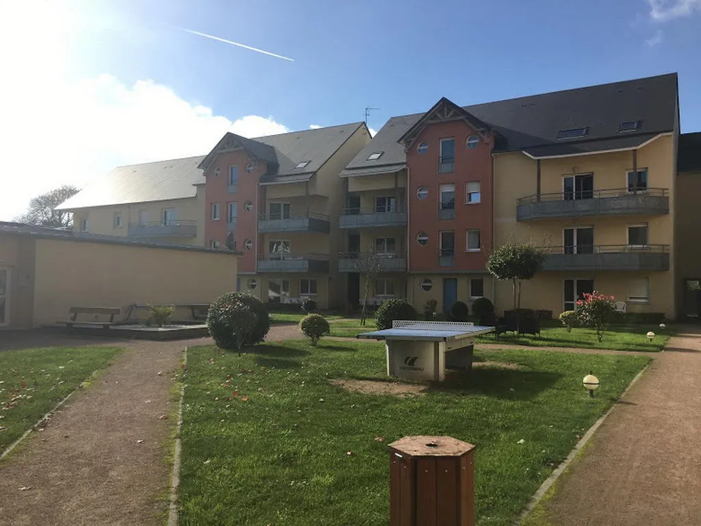 Cour intérieure paysagée